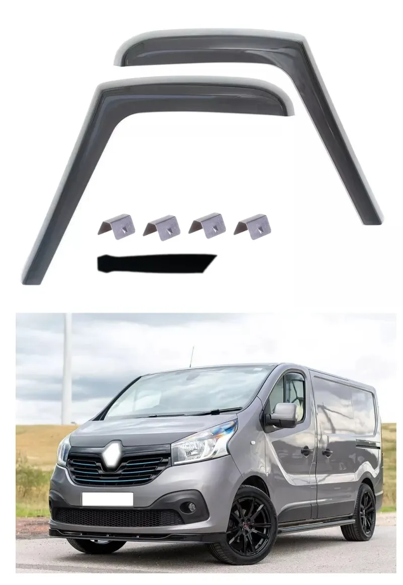 Комплект от 2бр. ветробрани за Renault Рено TRAFIC X82, Opel Опел VIVARO X82, Fiat Фиат TALENTO, Nissan Нисан NV300 - 6