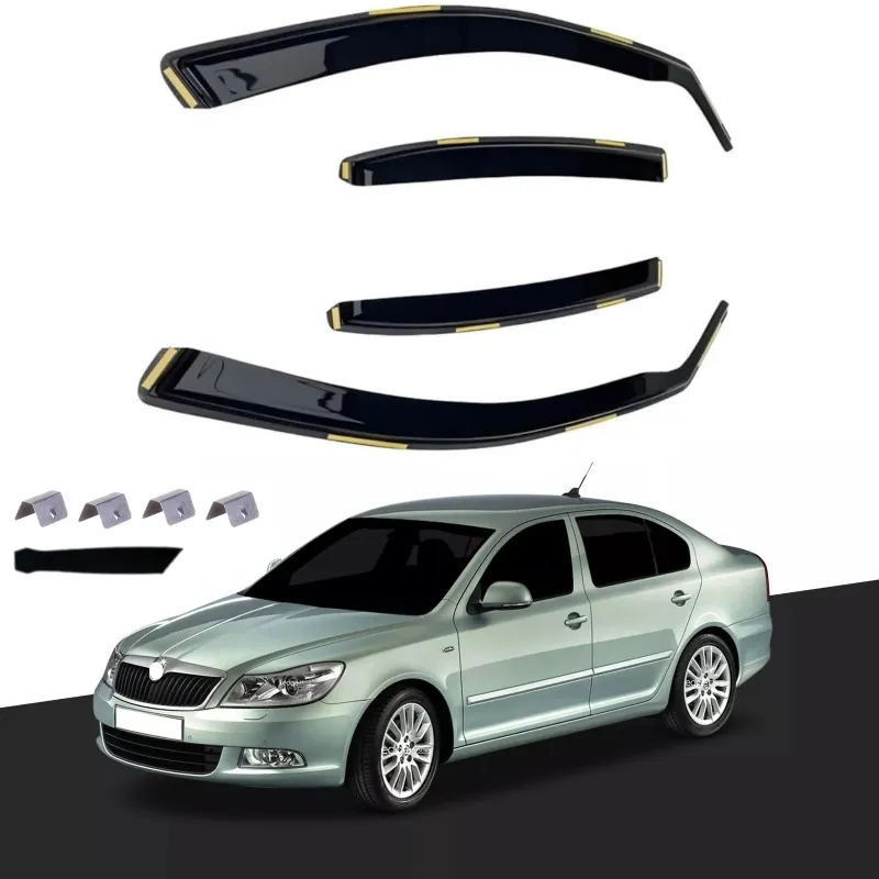 Комплект от 4бр. ветробрани за SKODA OCTAVIA SEDAN 2004 - 2013 MK2 - 0