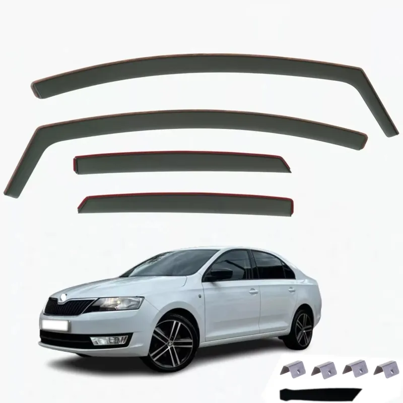 Комплект от 4бр. ветробрани за SKODA RAPID SEDAN 2013+ - 1