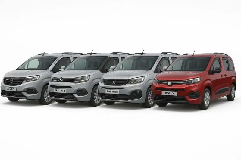 Комплект от 4бр. ветробрани за Citroen Berlingo, Peugeot Partner Rifter, Opel Combo, Fiat Doblo - 2024 - 3